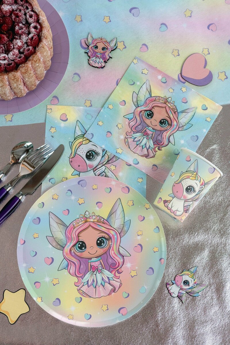 Unicorn Fairy - Tallerkener 10 stk