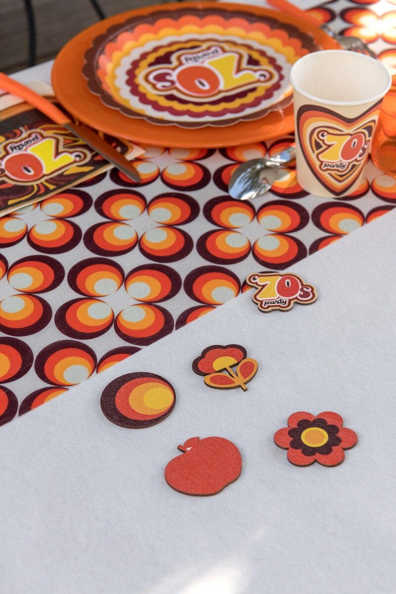 Back to the 70's - Luksus konfetti i træ