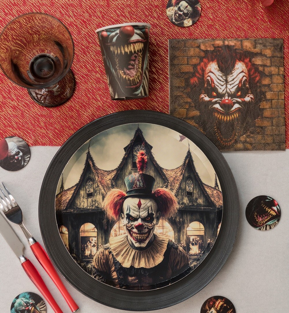 Killer Clown - Papkrus 10 stk