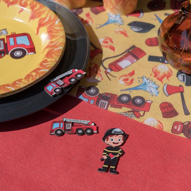 Brandbil Luksuriøs konfetti i træ