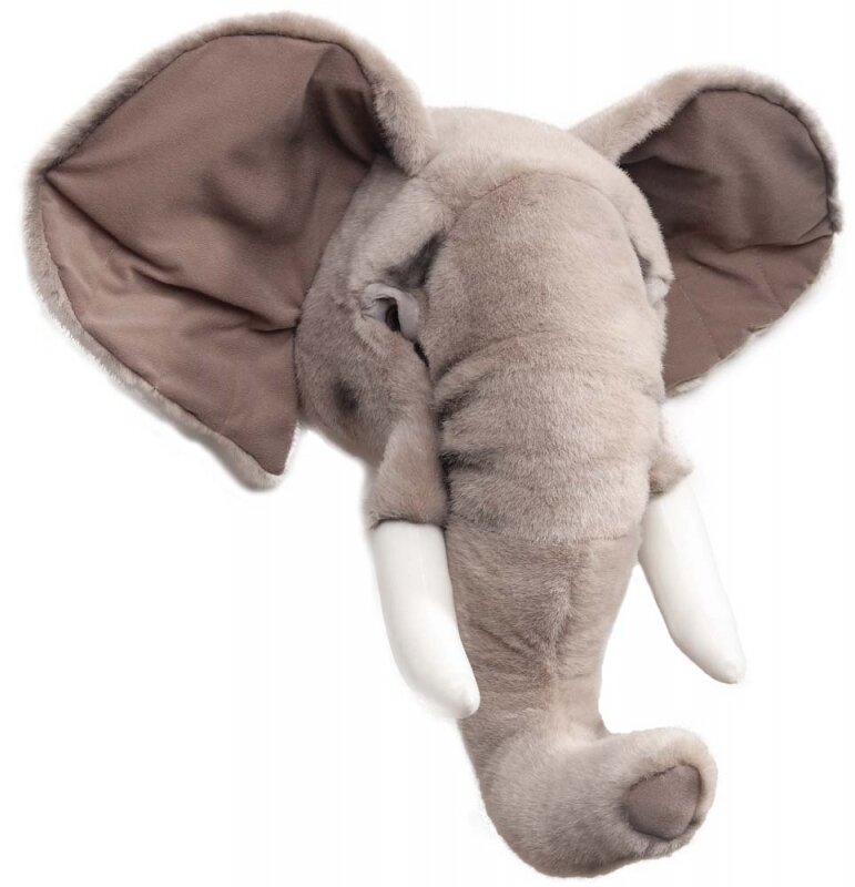 Brigbys Roomfriends - Vægdekoration Elefant 60 cm