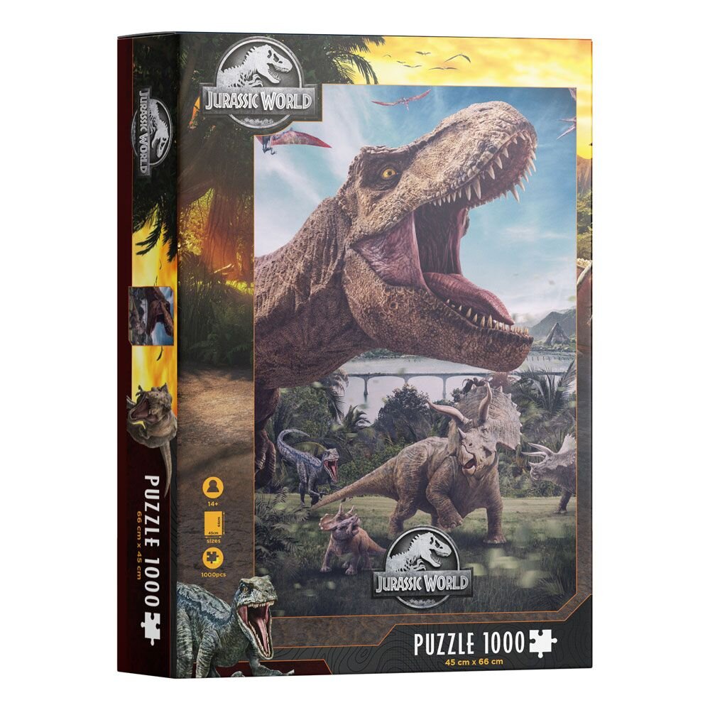Jurassic World - Puslespil T-Rex Poster 1000 brikker