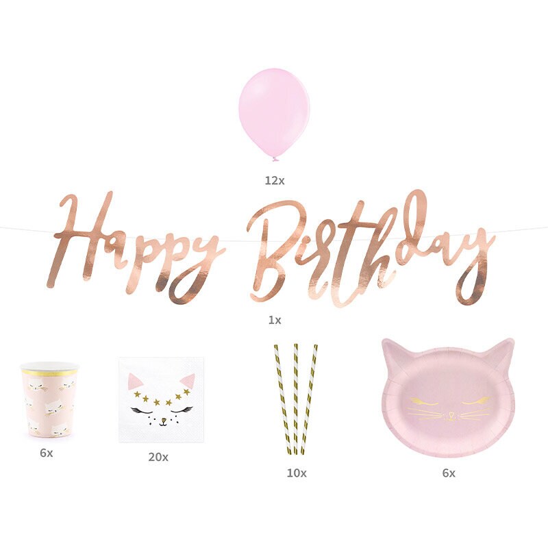 Katt Festpakke med 55 dele