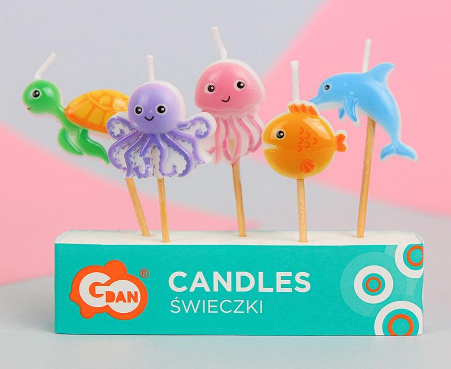 Kagelys - en verden af vand 5 stk