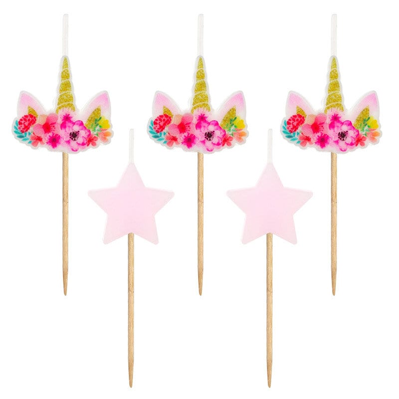 Kagelys - Enhjørninghorn 5-pak