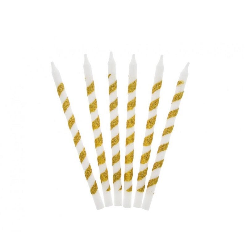 Kagelys - Guldglitrende 16 stk