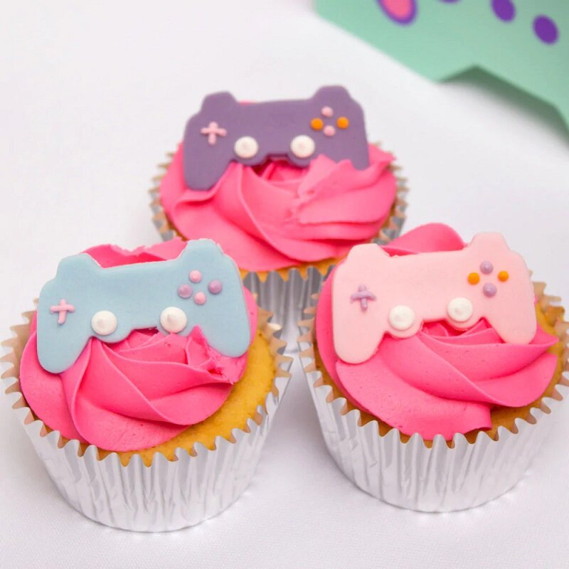 Sukkerdekorationer - Spilkontrollere 6 stk