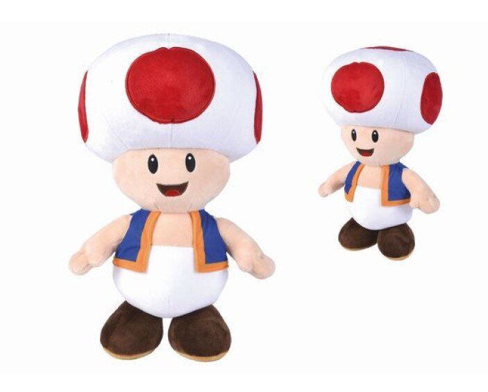 Super Mario Bros - Bamse Toad 50 cm