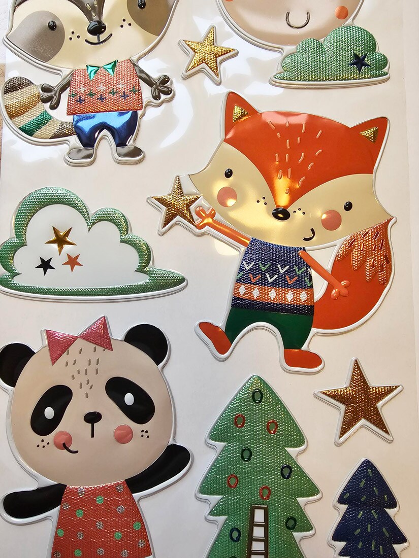 Vægklistermærker med skovdyr