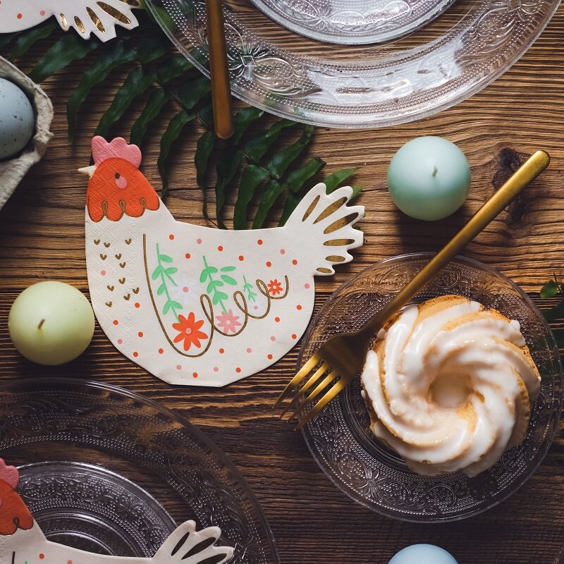 Høne Servietter 20 stk