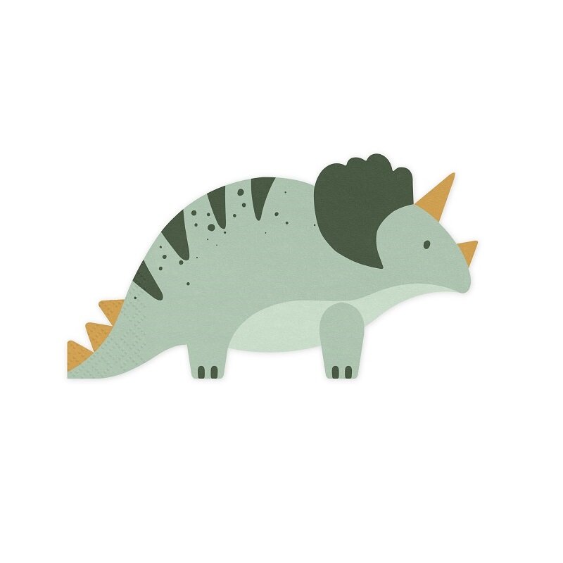 Servietter - Dinosaur Triceratops 12 stk