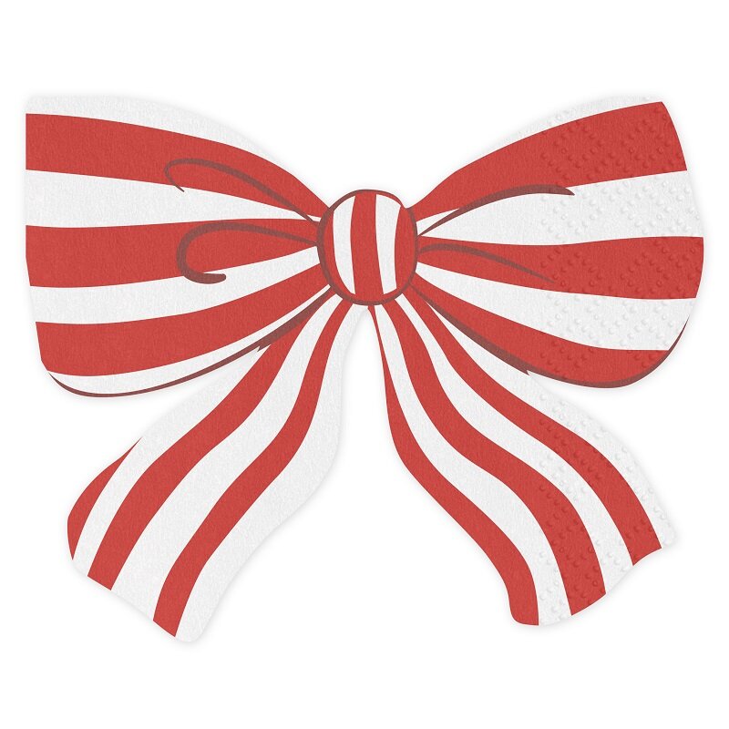 Juleservietter Sløjfe 12 stk