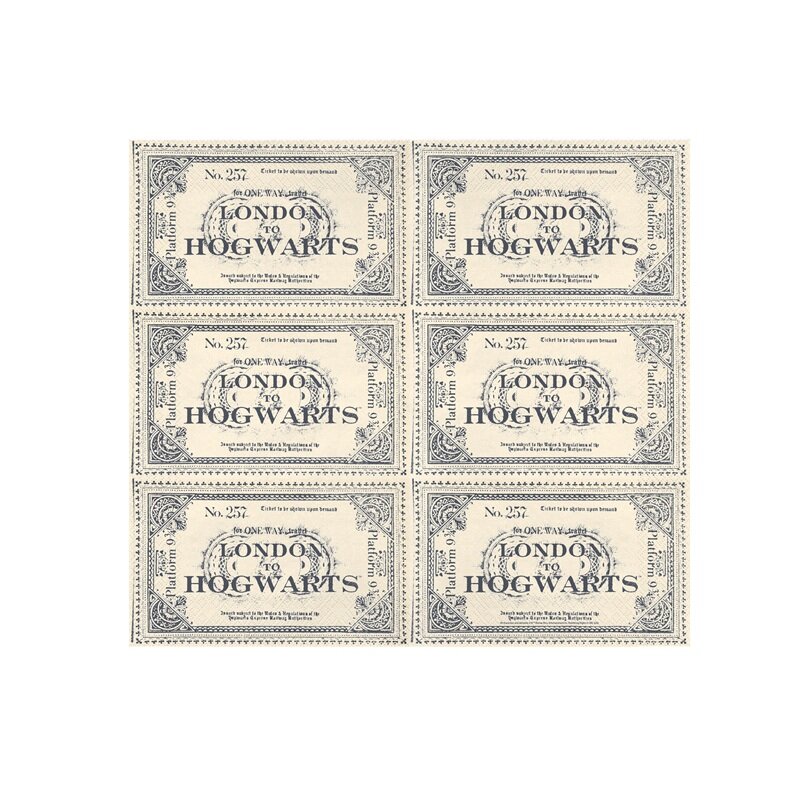 Harry Potter Servietter Togbilletter 20 stk