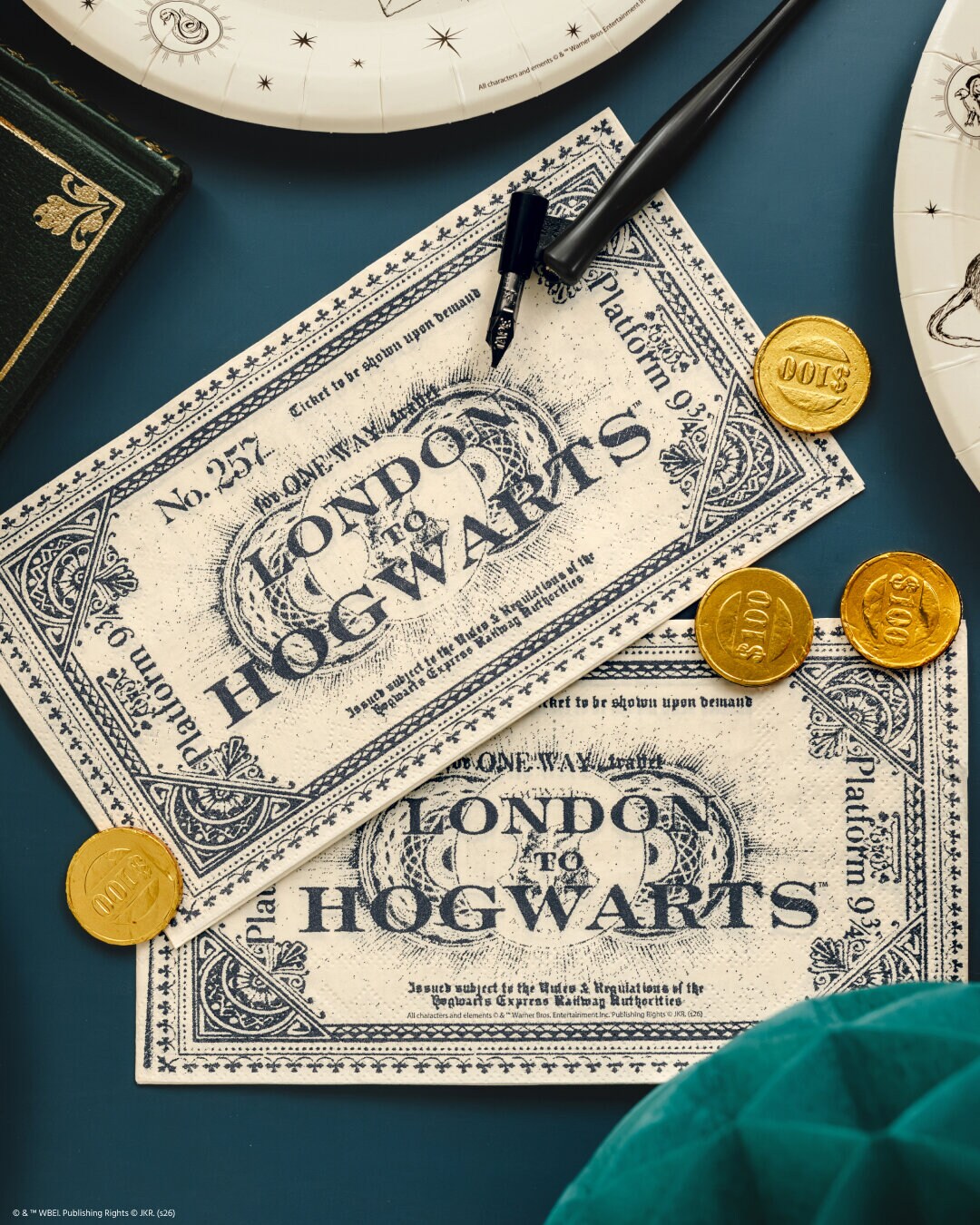Harry Potter Servietter Togbilletter 20 stk