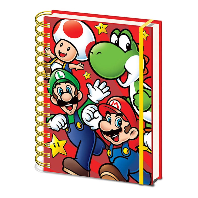 Super Mario Bros Notesbog A5