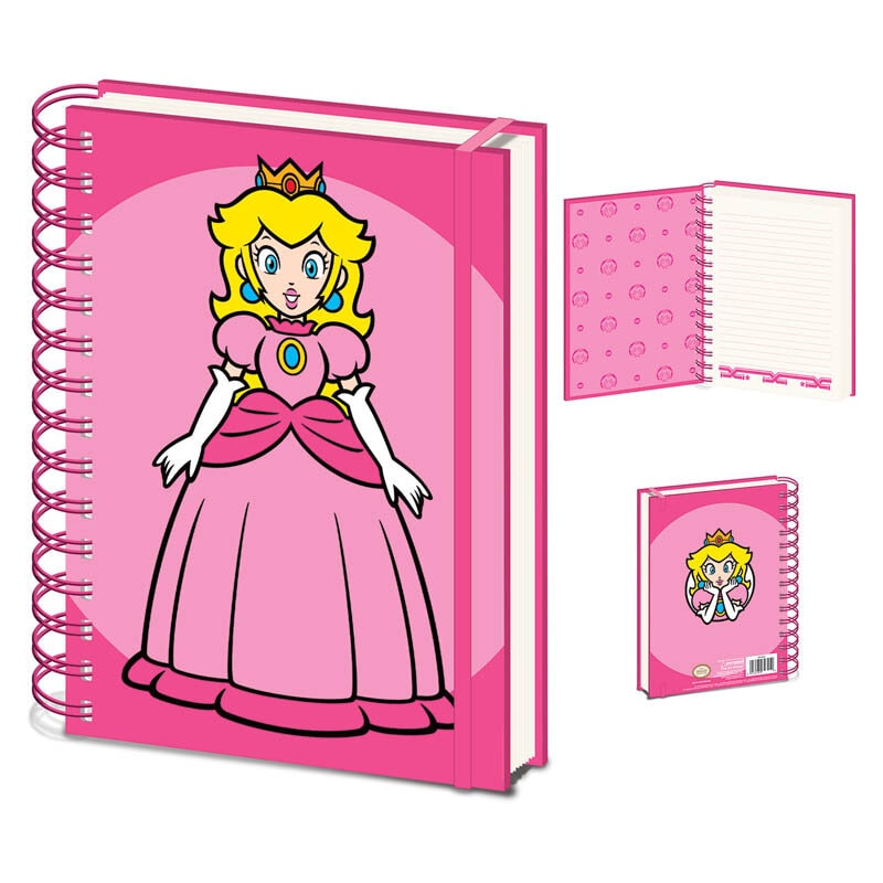 Princess Peach Notesbog A5