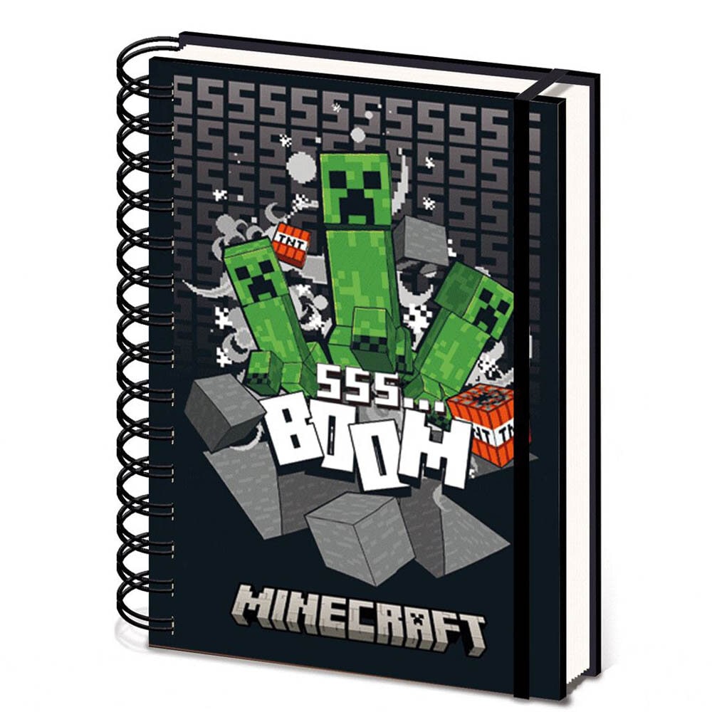 Minecraft 3D Notesbog A5