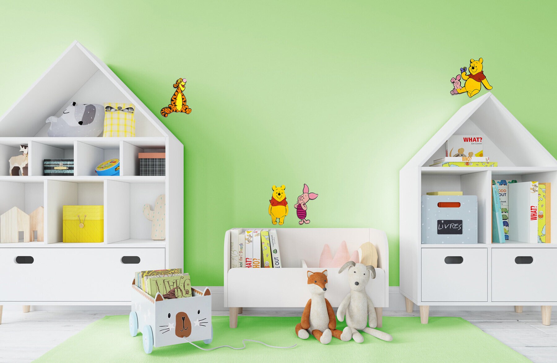 Nalle Puh Grisling 3D Vægpynt