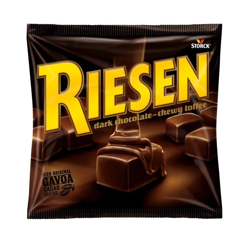 Riesen Mørk Chokolade Toffee 150 gram