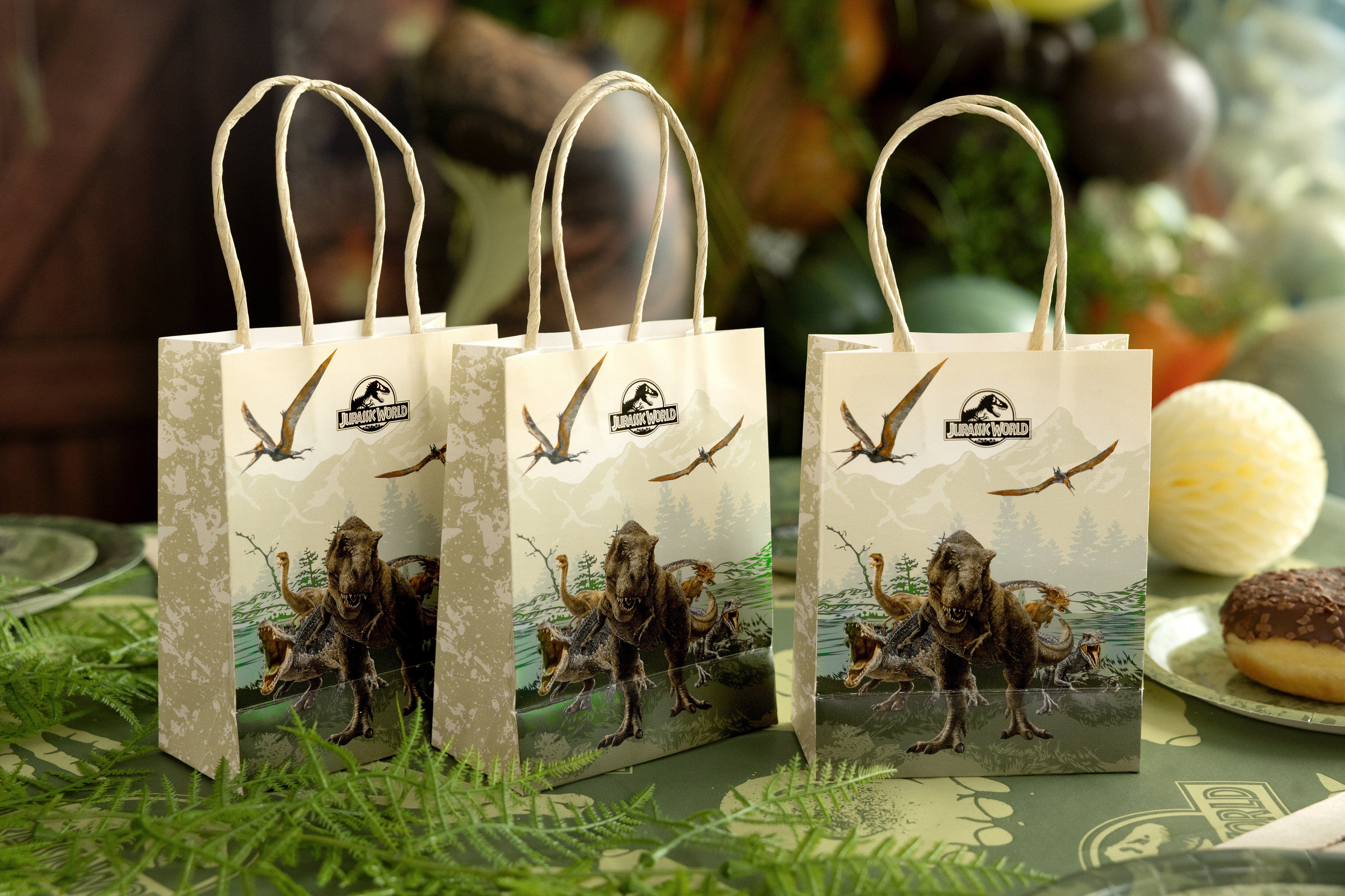 Jurassic World Slikposer af papir 6 stk