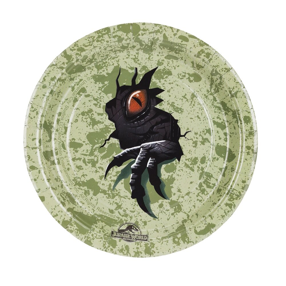 Jurassic World Tallerkener 6 stk (18 cm)