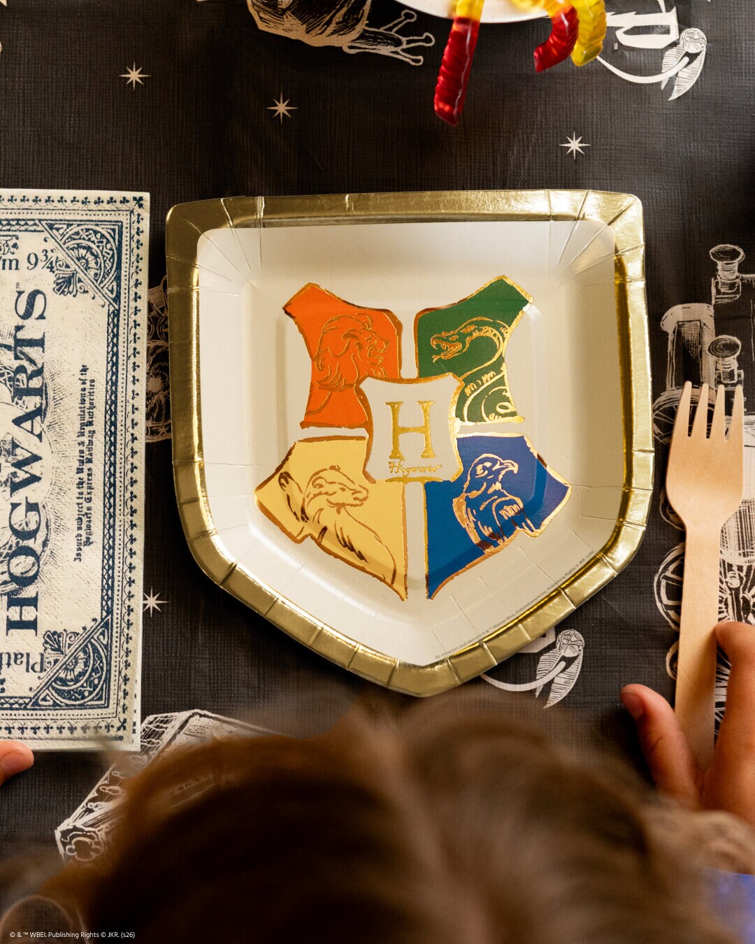 Harry Potter Hogwarts-tallerkener 6 stk