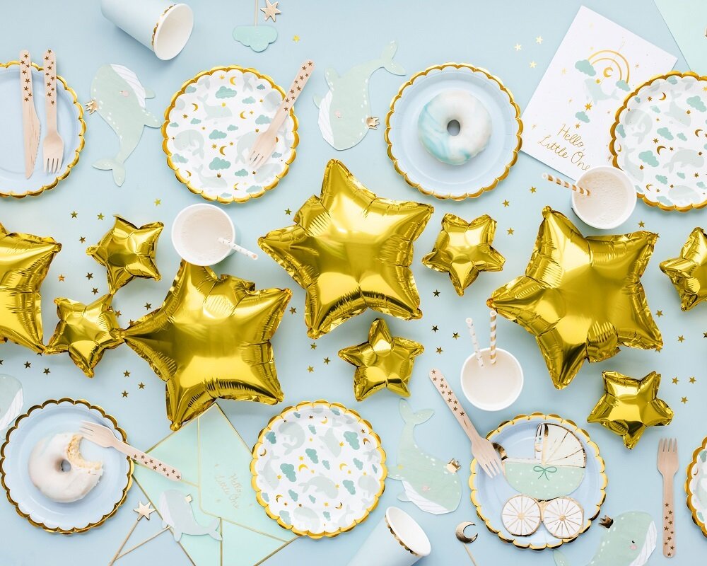 Tallerkener - Hval 6 stk