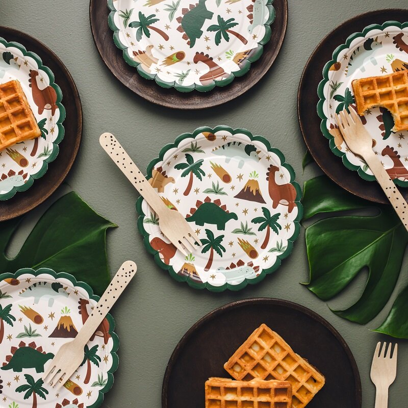 Dinosaur - Tallerkener, 18 cm 6 stk