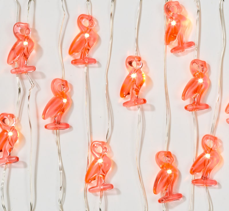 Mini Flamingo LED-lyskæde