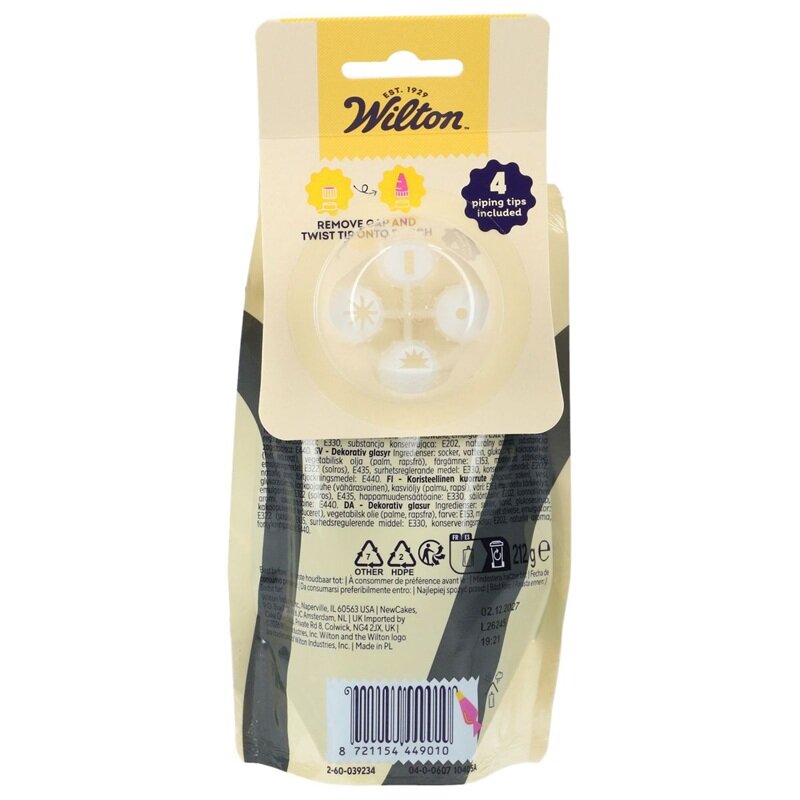 Wilton Sort Glasur 212 gram