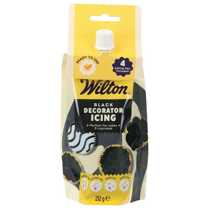 Wilton Sort Glasur 212 gram