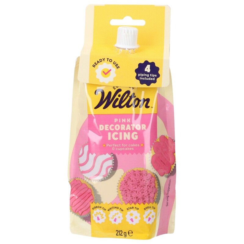 Wilton Lyserød Glasur 212 gram
