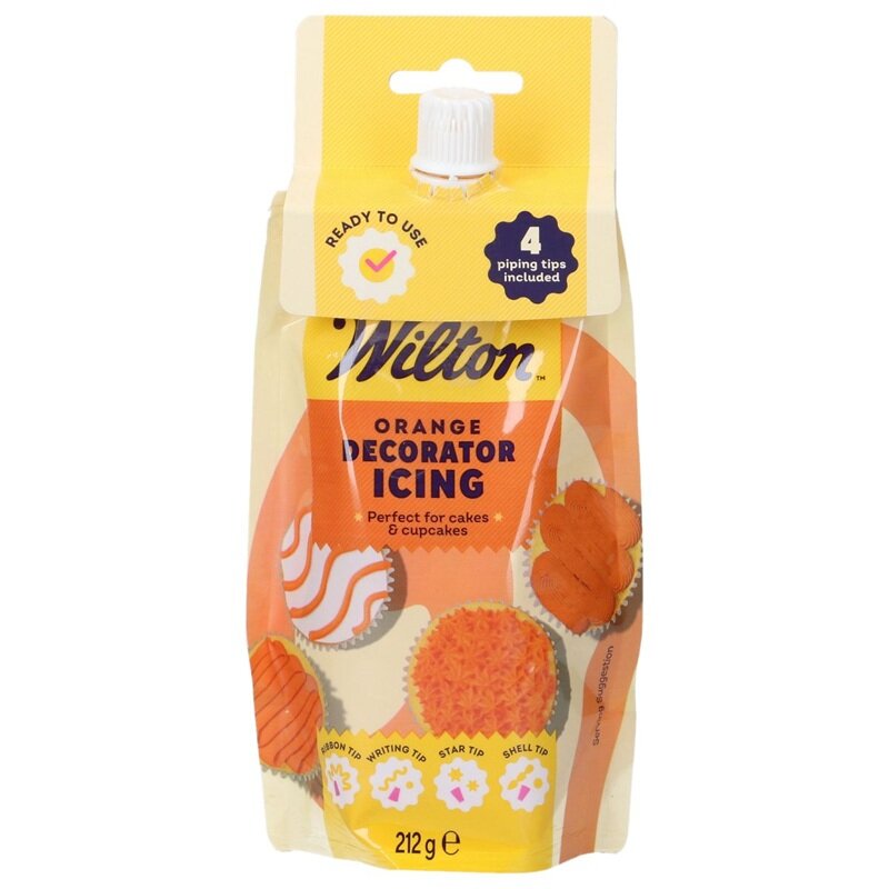 Wilton Orange Glasur 212 gram