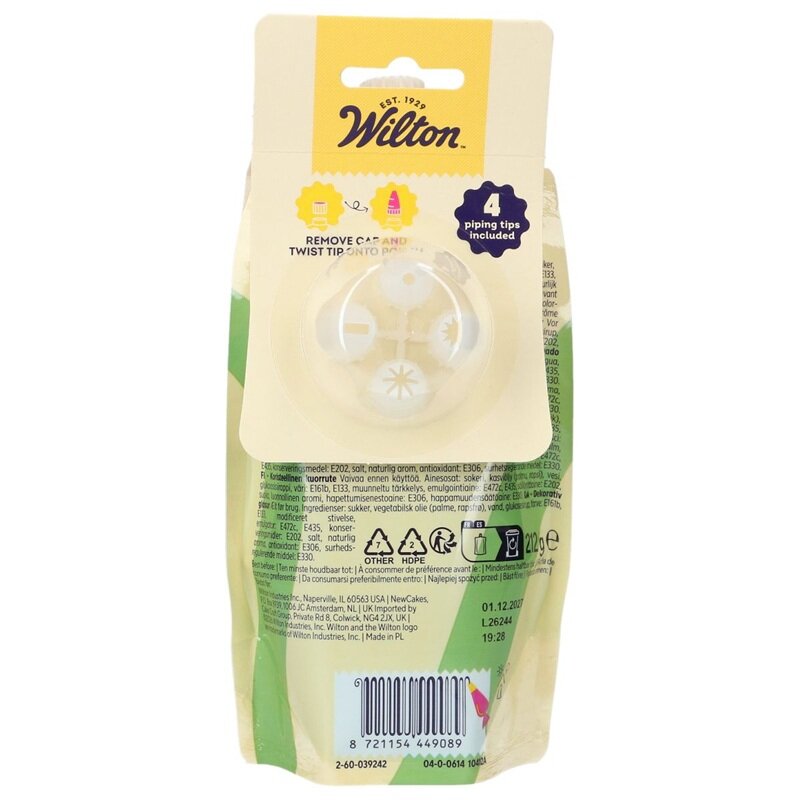 Wilton Grøn Glasur 212 gram