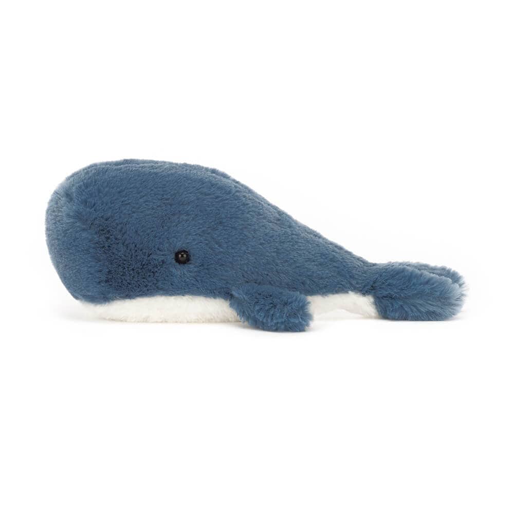 Jellycat - Mørkeblå hval 15 cm
