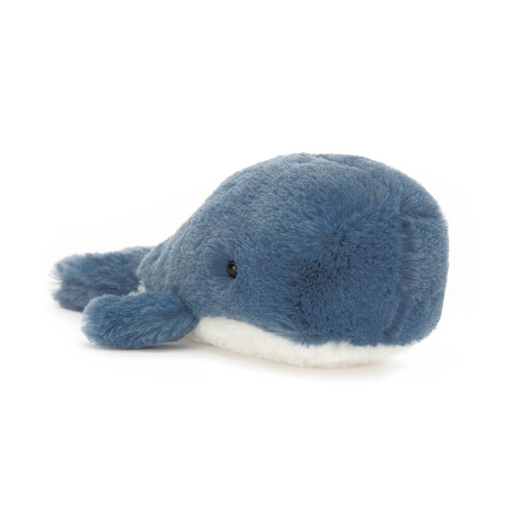 Jellycat - Mørkeblå hval 15 cm