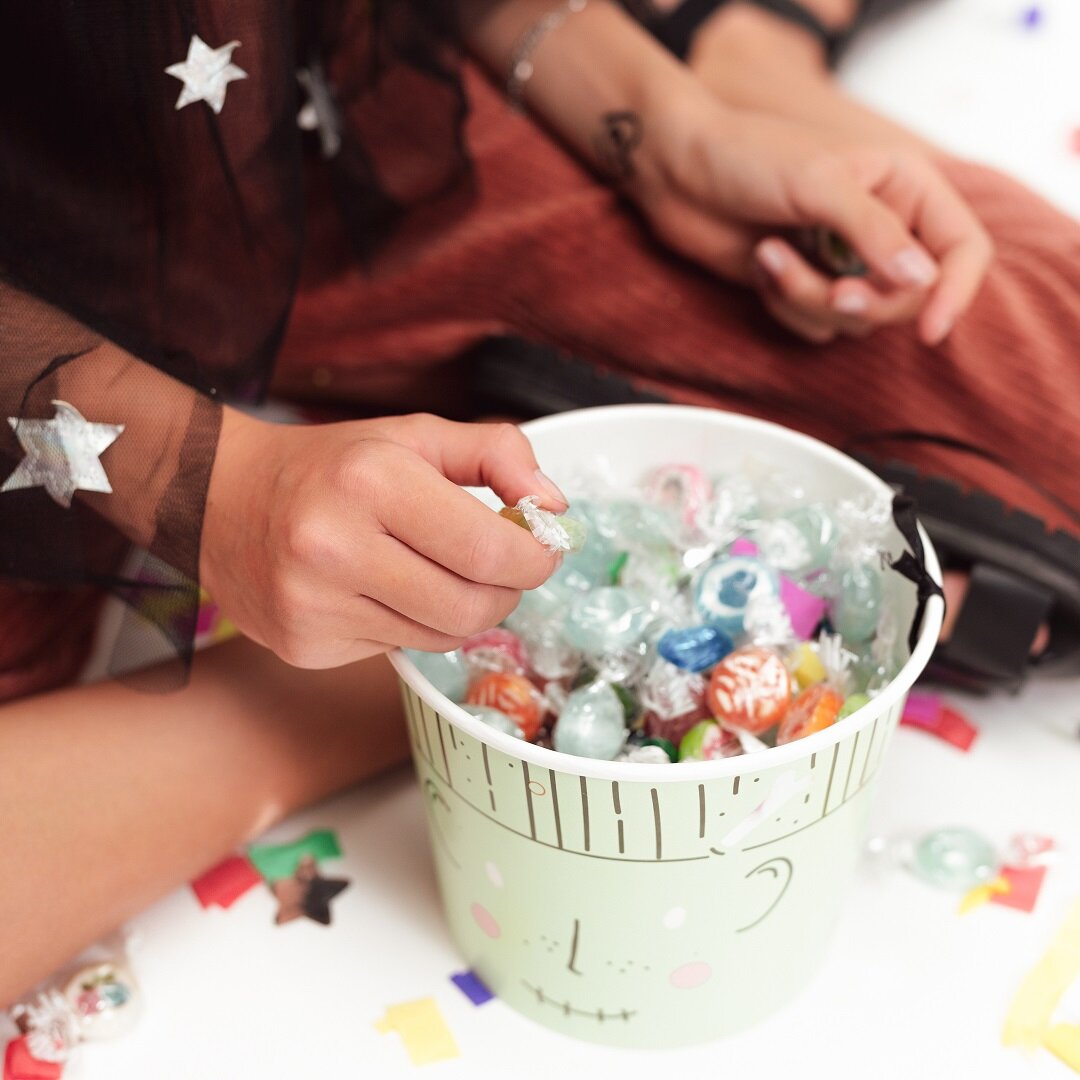 Halloween Slikbøtter i pap 2-pak