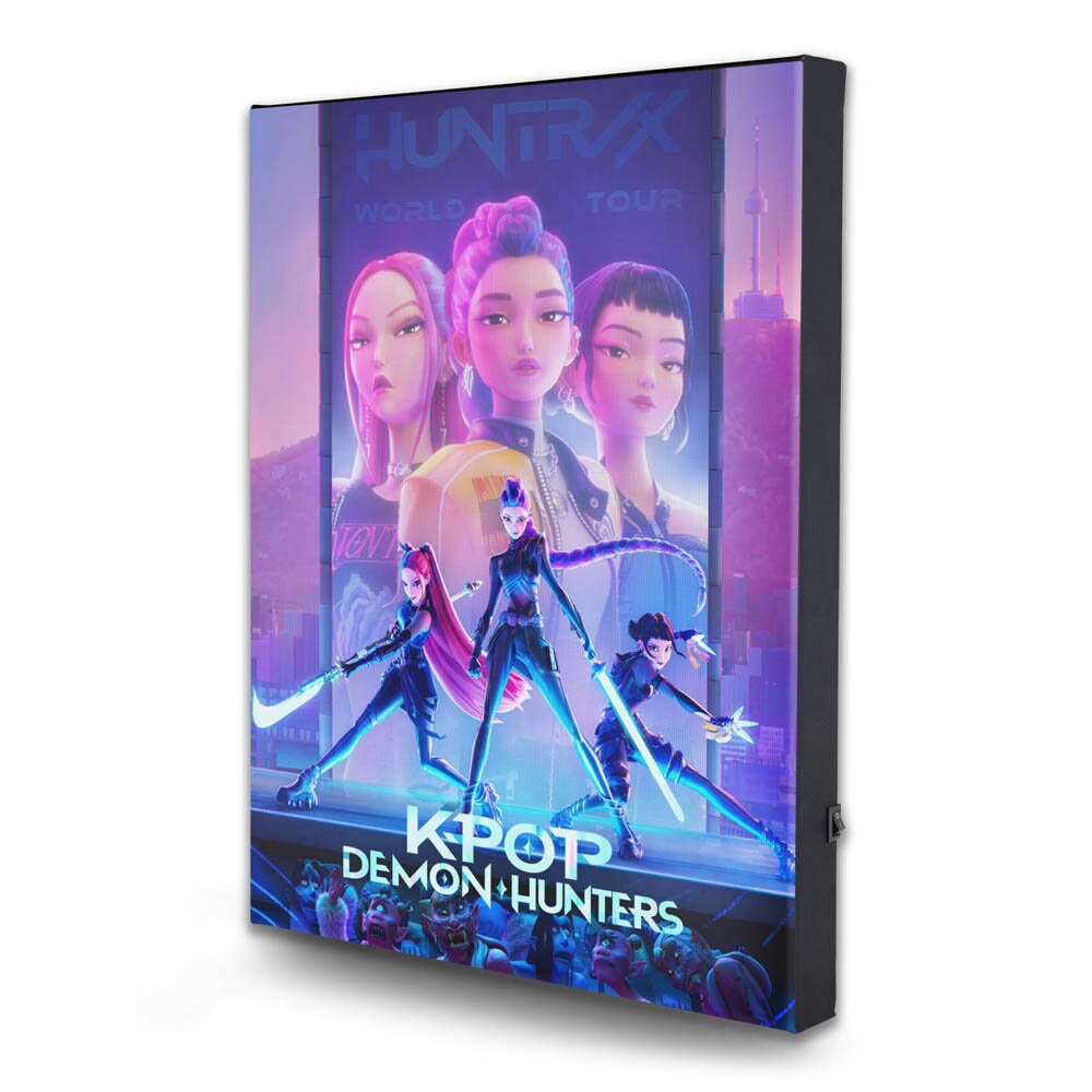 K-Pop Demon Hunters LED-lærredsbillede