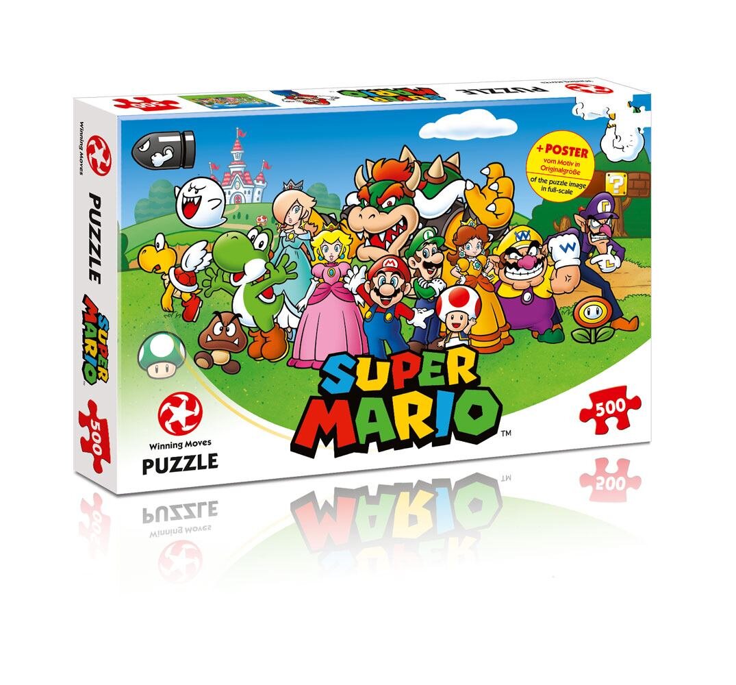 Super Mario Bros - Puslespil Mario with Friends 500 brikker