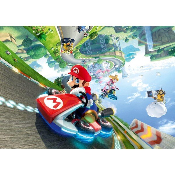 Super Mario Bros, Puslespil Mario Kart Funracer 1000 brikker