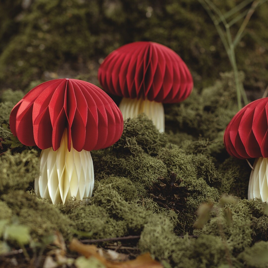 Honeycombdekoration Skovsvamp 12,5 cm