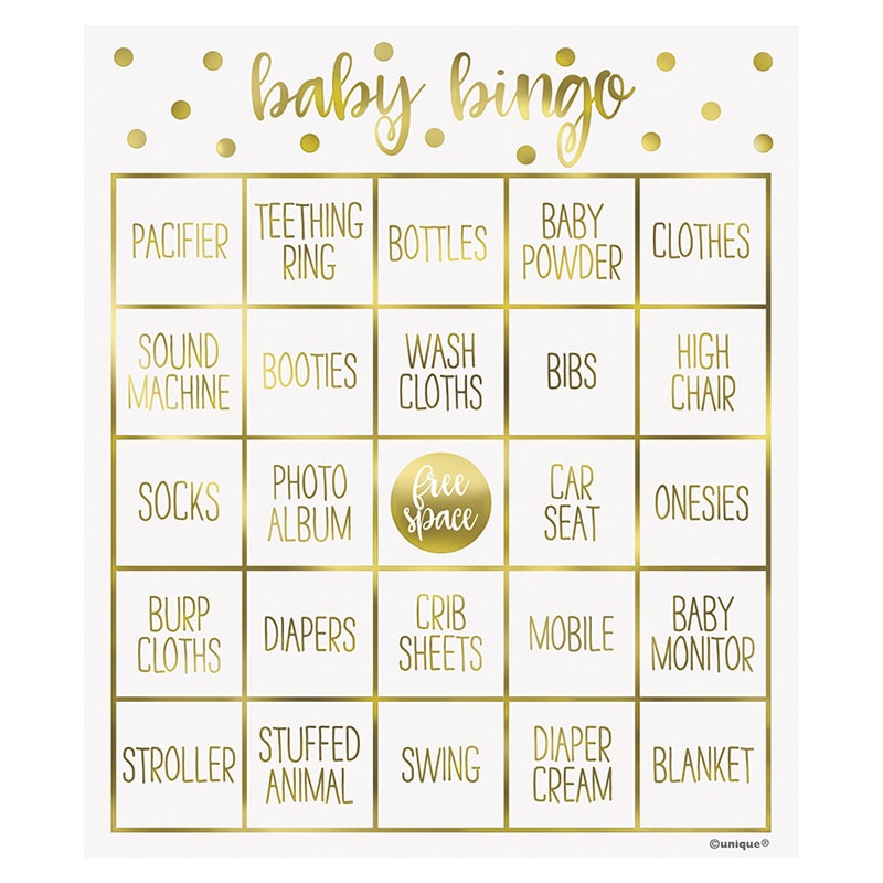 Babyshower Bingospil