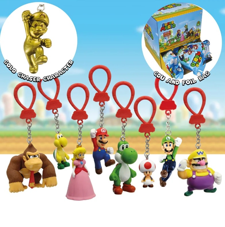 Super Mario dekorationer til rygsækken