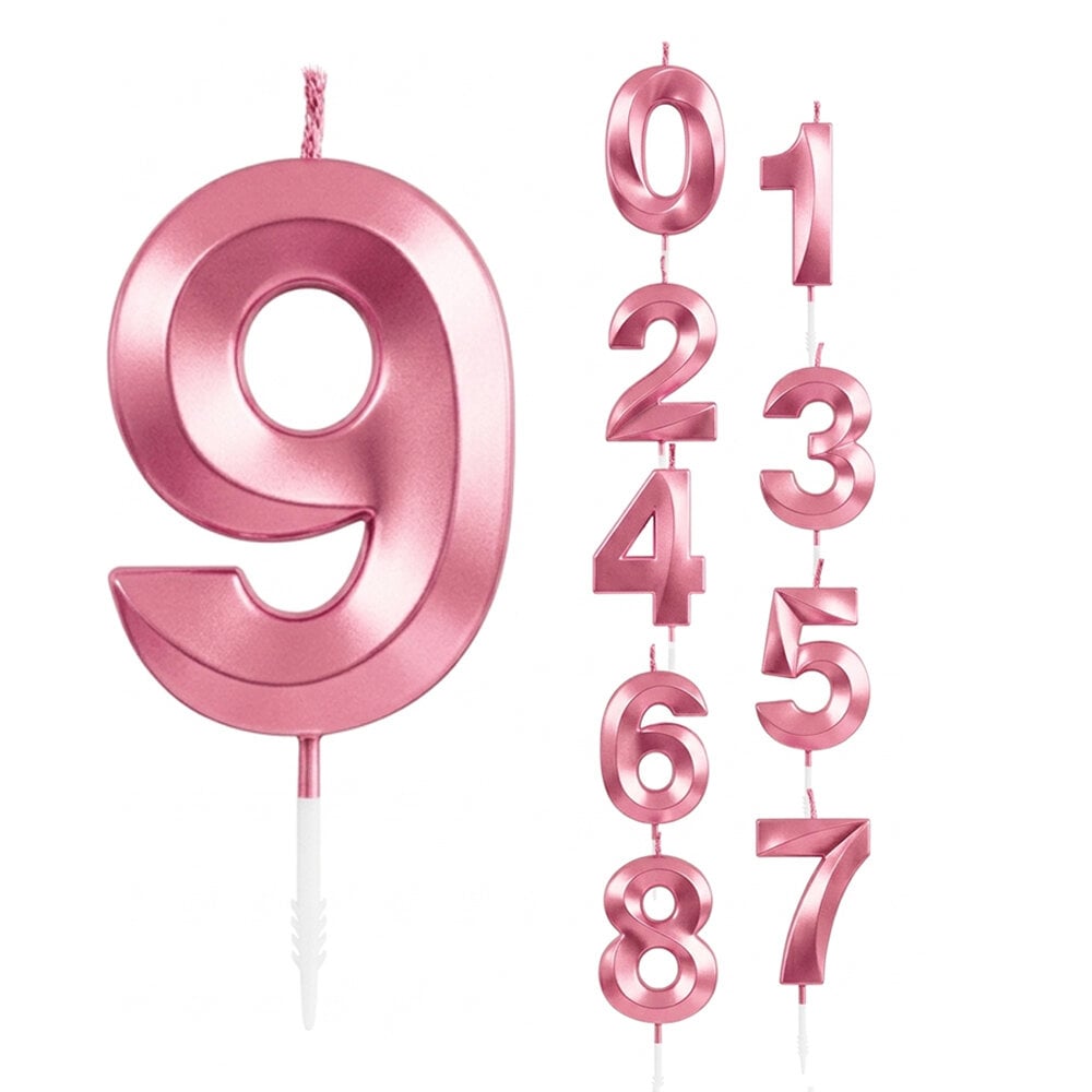 Tallys lyserød metallic 0-9