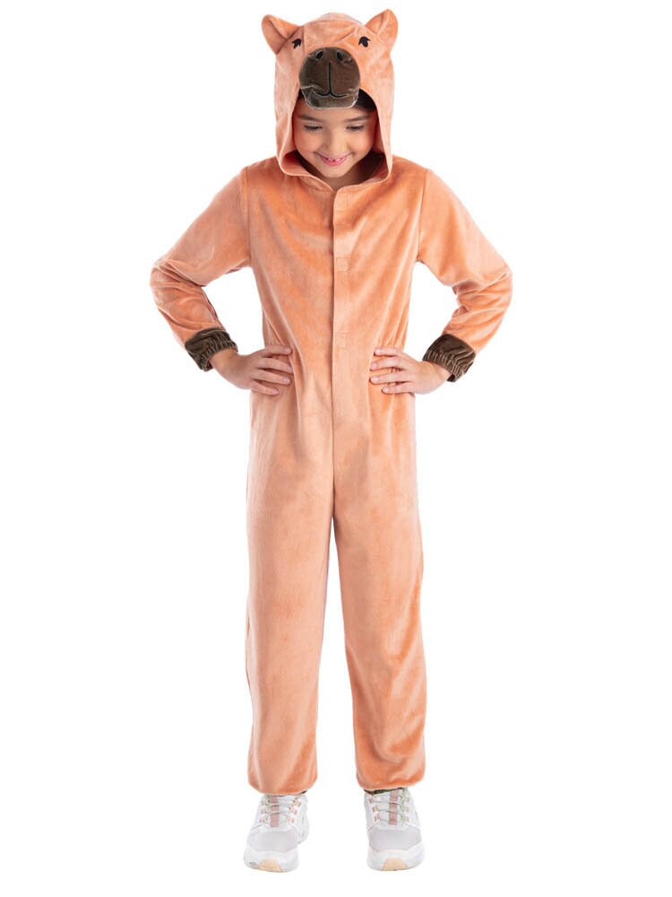 Capybara Kostume 7-9 år