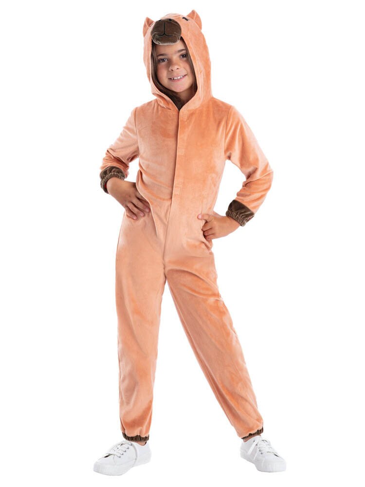 Capybara Kostume 7-9 år