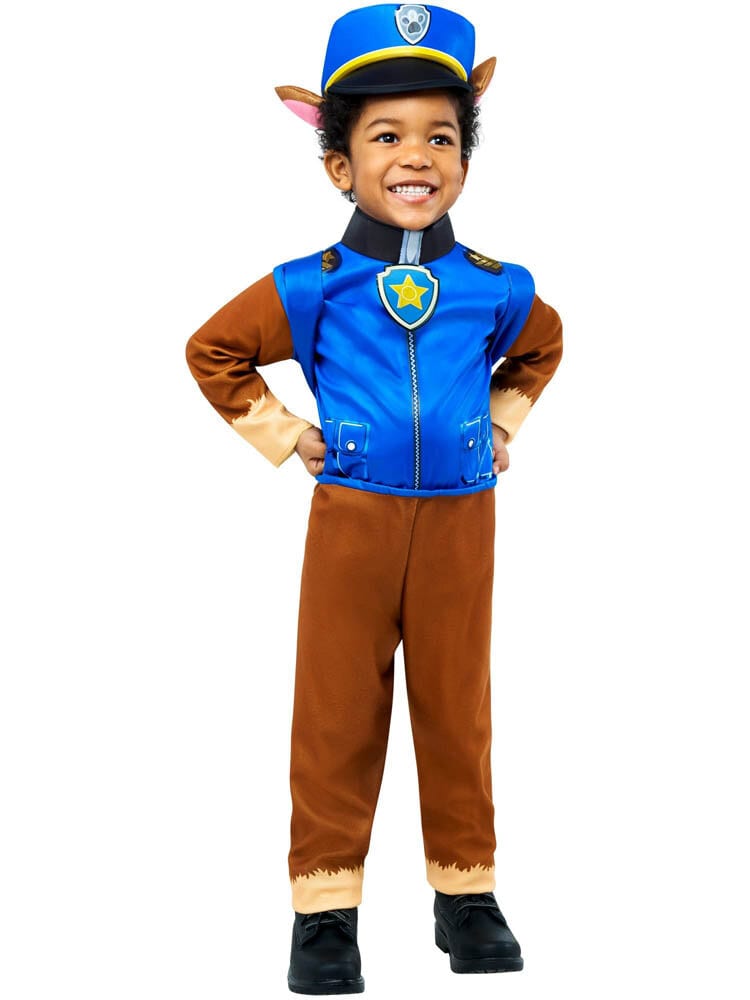 Paw Patrol Chase Kostume Deluxe 3-4 år