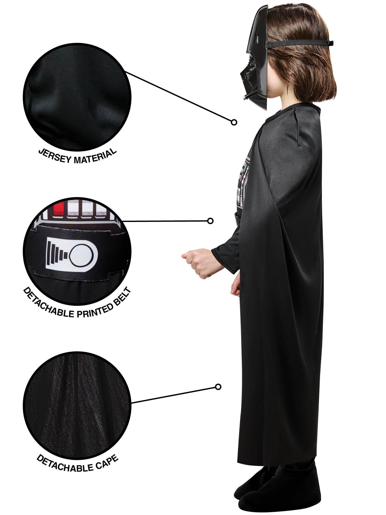 Darth Vader Kostume 11-13 år (142-154 cm)