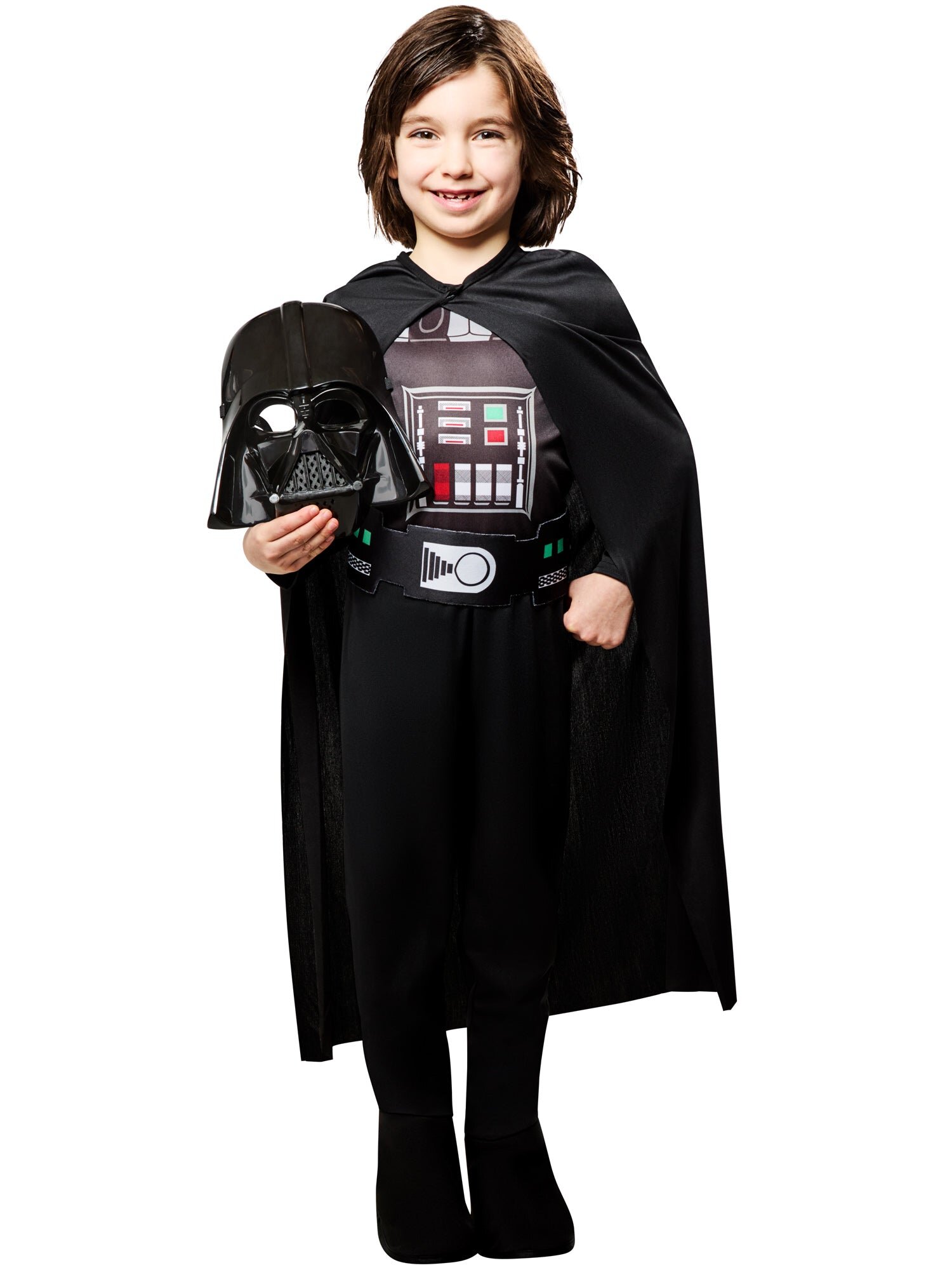 Darth Vader Kostume Børn 7-8 år (122-128 cm)