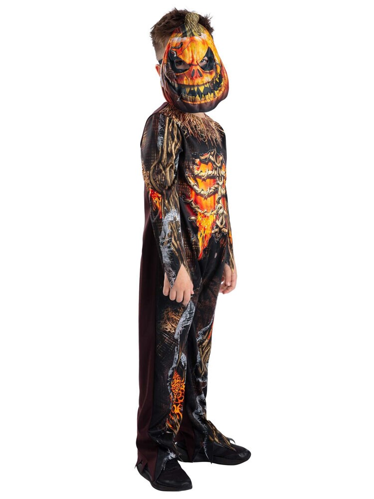 Evil Pumpkin Kostume 7-9 år